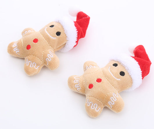 Sombrero Navideño para Gatos - Diseño Muñeco de Jengibre - Image 5