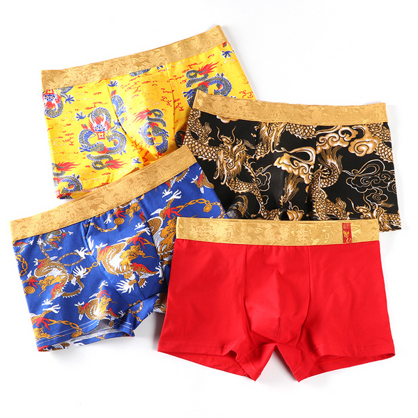 Bóxers con estampado de dragón