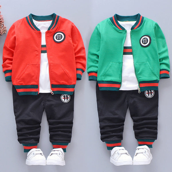 Conjunto de Tres Piezas Otoñal para Niños