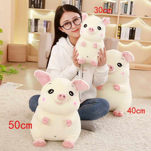 Peluche Suave Cerdito Rosa - Juguete Reconfortante para Bebés y Niños