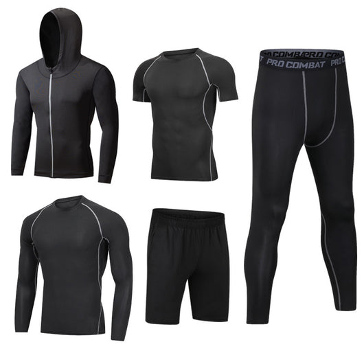 Conjunto Deportivo 5 Piezas de Secado Rápido para Gym y Actividades al Aire Libre - Image 11