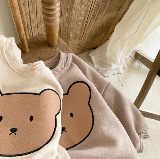 Sudadera Casual con Estampado de Oso Grande - Conjunto Perfecto - Image 7