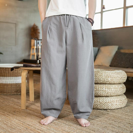 Pantalones Anchos Estilo Chino de Cintura Alta - Image 2