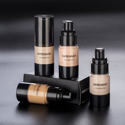 Base de Maquillaje Líquida Cobertura Total Resistente al Agua - Hidratante para Pieles Oscuras