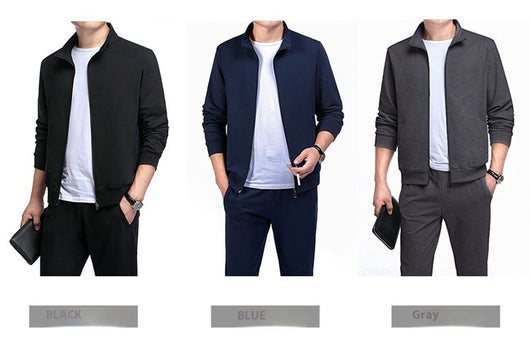 Conjunto Deportivo de 2 Piezas Talla Grande - Cardigan Casual Primavera Otoño - Image 22
