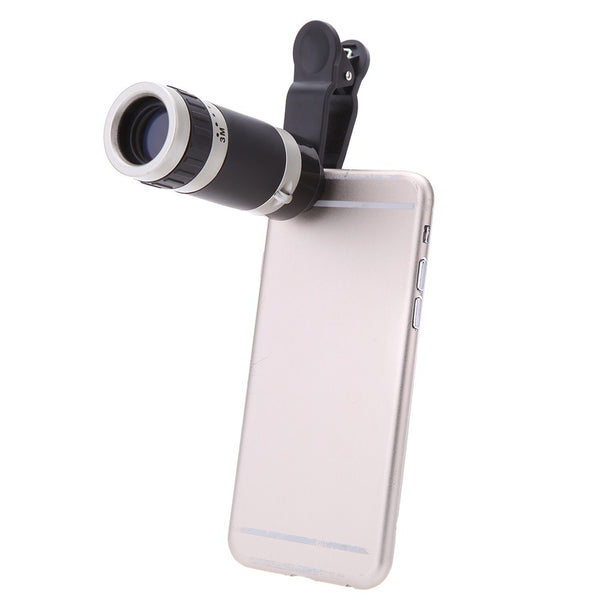 Lente Teleobjetivo Profesional 8X para Celular