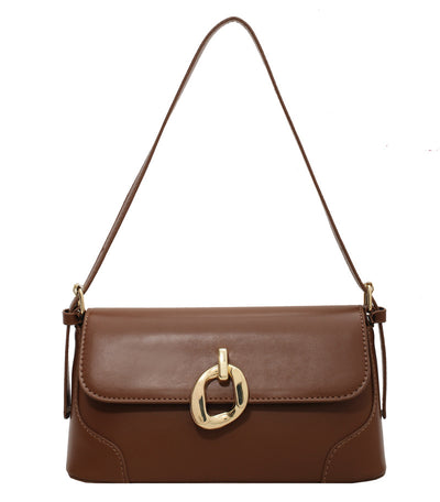 Bolso Cuadrado Pequeño con Cierre de Metal y Asa de Hombro - Image 5