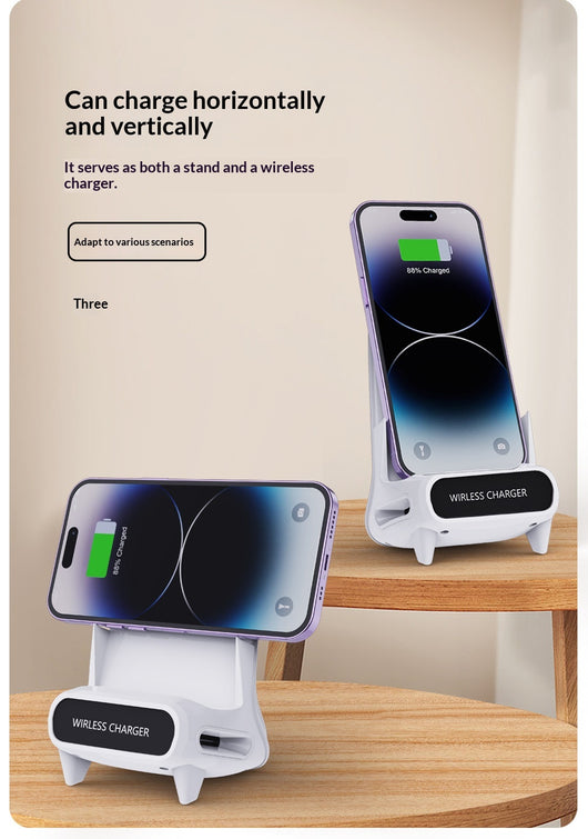 Soporte Ajustable para Celular y Tablet con Audio Mejorado y Carga Rápida - Image 12