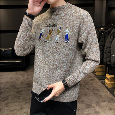 Suéter Holgado de Cuello Redondo para Jóvenes - Perfecto para Invierno - Image 14