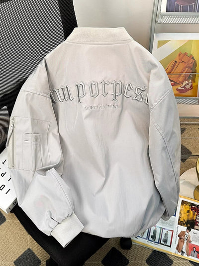 Chaqueta Bomber Oversize para Parejas - Image 6