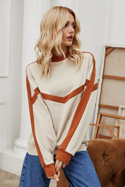 Suéter Suelto Combinado para Mujer - Top Exterior Versátil - Image 3