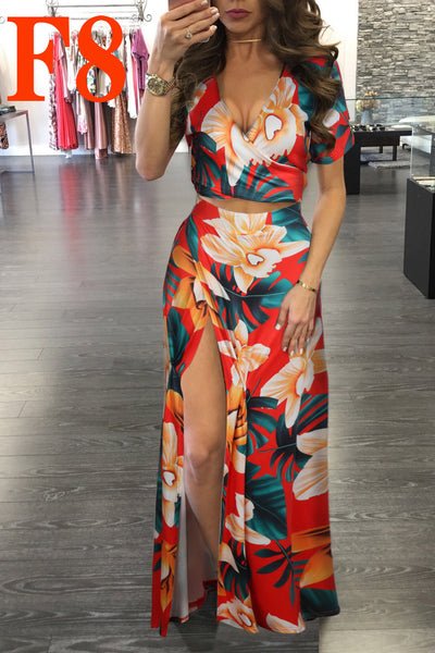 Conjunto Floral de Dos Piezas para Mujer - Image 19