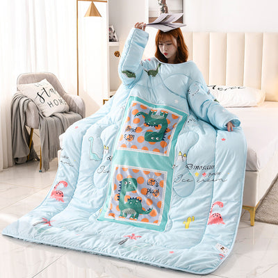 Edredón Grueso Tipo Almohada con Mangas - Quilt Perezoso para Dormitorio - Image 24