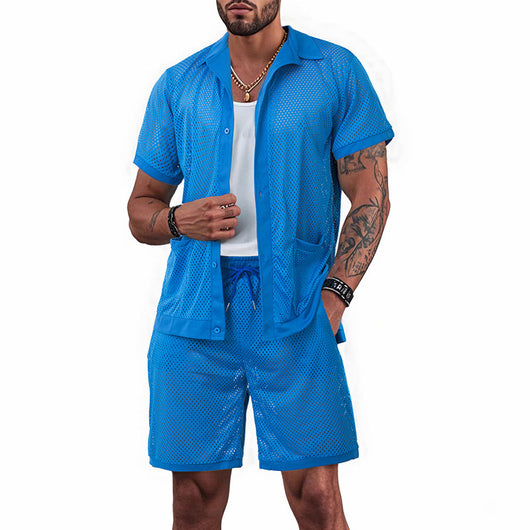 Conjunto de Playa Hawaii Transparente: Cardigan, Short y Blusa - Image 22