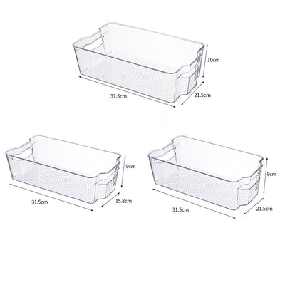 Caja Organizadora Refrigerador Transparente con Cajón - Conservación de Alimentos - Image 30