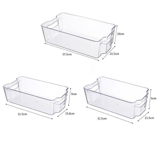 Caja Organizadora Refrigerador Transparente con Cajón - Conservación de Alimentos - Image 30