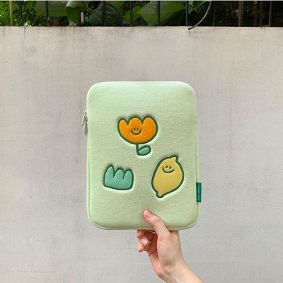 Bolsa para Laptop con Bordado de Flores de Limón - Diseño Exclusivo - Image 14