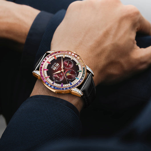 Reloj Automático Multifuncional Rainbow Circle Resistente al Agua para Hombre - Image 3