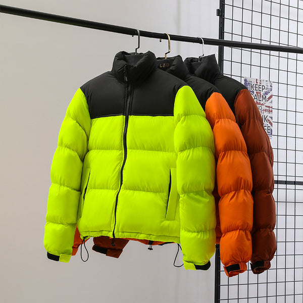 Chaqueta Acolchada con Cuello Alto