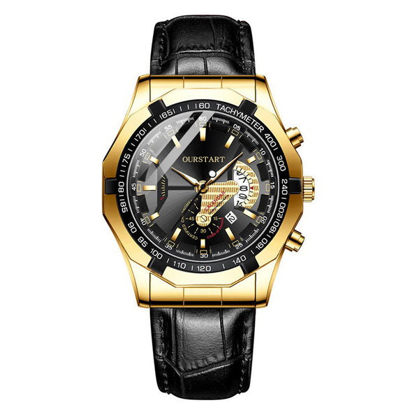 Reloj Empresarial para Hombre con Calendario Perpetuo
