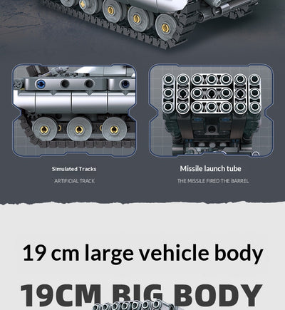 Bloques de Construcción Tanque Pequeños - Regalo Perfecto para Navidad - Image 7