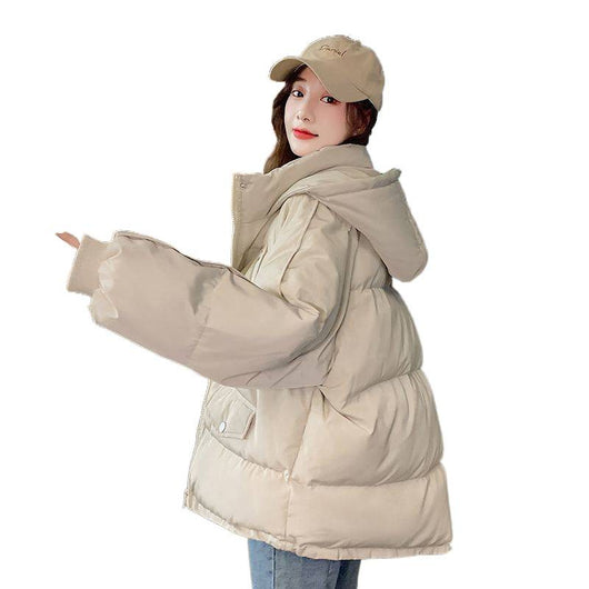 Abrigo Acolchado Estilo Coreano Suelto para Otoño Invierno - Image 5