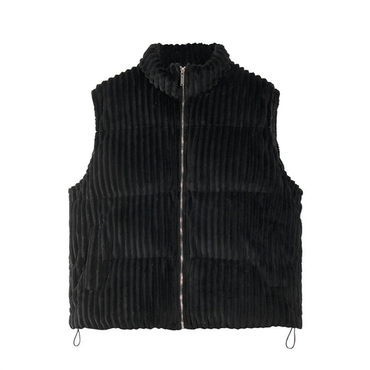 Chaleco Acolchado Polar para Hombre - Abrigo Casual Grueso de Cuello Alto - Image 7