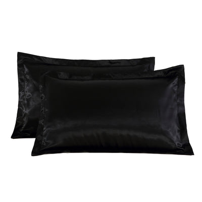 Funda de Almohada de Seda Pura Color Liso - Image 2