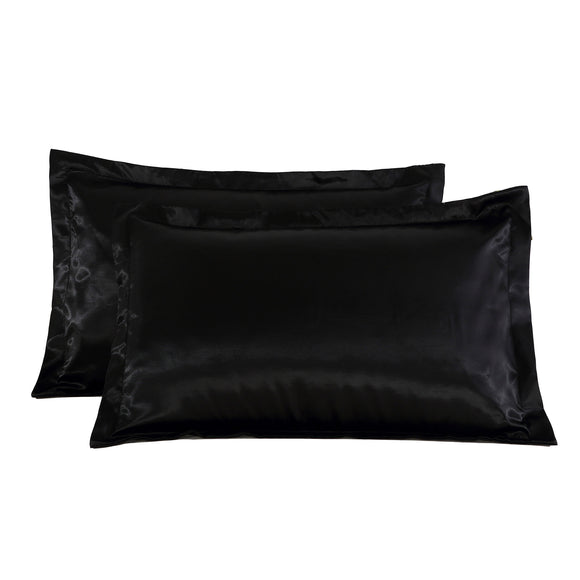 Funda de Almohada de Seda Pura Color Liso