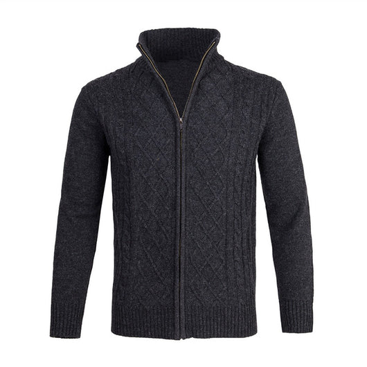 Cardigan de cuello alto con cierre y mangas largas - Image 11