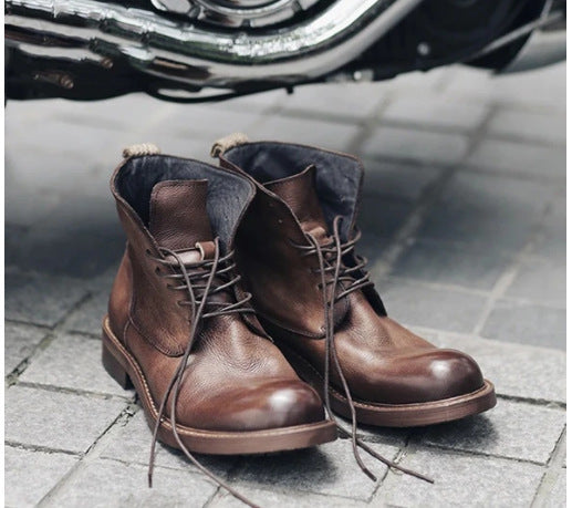 Botas Casuales para Hombre con Caña Corta y Cinturón Ancho - Image 3