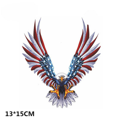 Calcomanía Reflectante Personalizada Águila Americana para Auto