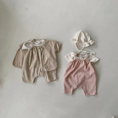 Enterizo Infantil de Tirantes con Rayas Verticales - Colección Verano - Image 19