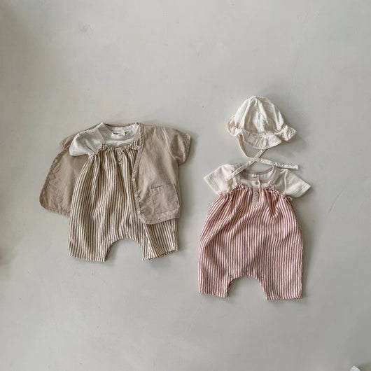 Enterizo Infantil de Tirantes con Rayas Verticales - Colección Verano - Image 19