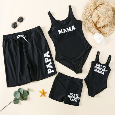 Trajes de Baño Combinados para Mamá y Peque