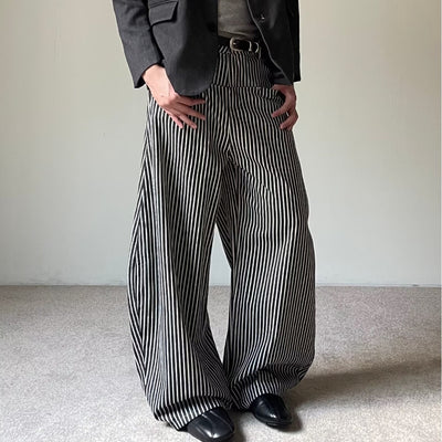 Pantalones Casuales Holgados Estilo Urbano Americano para Hombre - Image 3