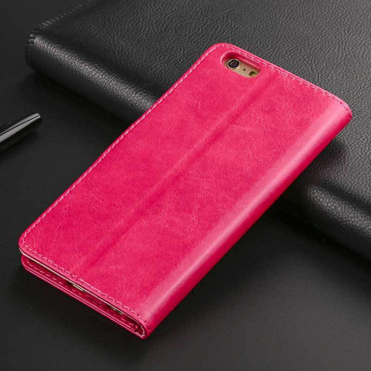 Billetera Retro de Cuero Legítimo con Soporte para Teléfono - Image 2