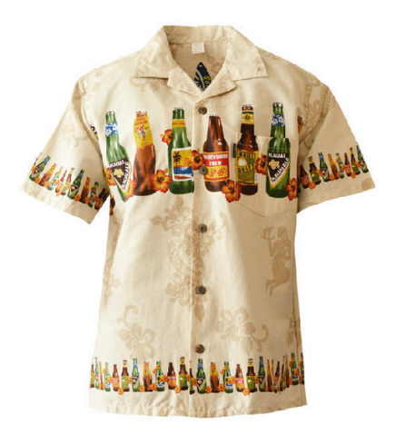 Camisa Hawaiana Estampada