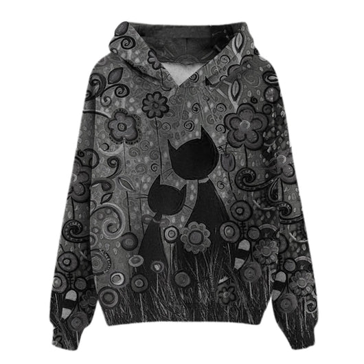 Suéter Estampado para Mujer con Diseño de Gatos