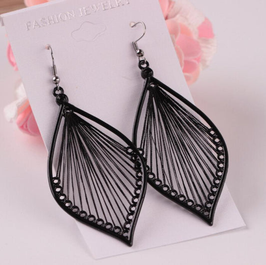 Aretes de Hojas Artesanales