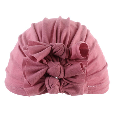 Gorro para bebé con lazo plisado - Image 14