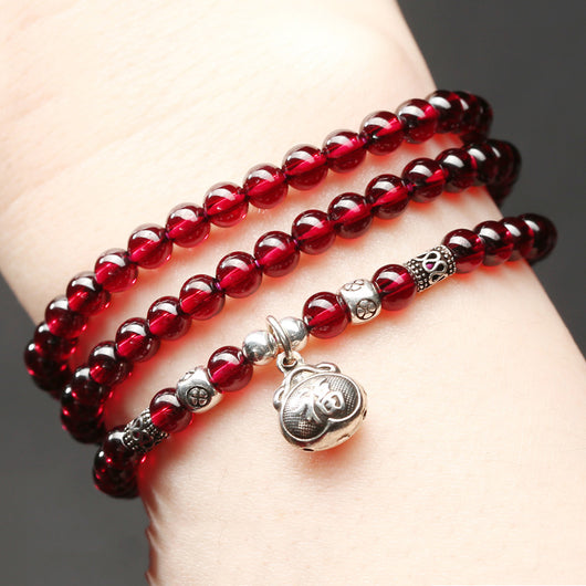 Pulsera de Granate Natural - Image 5