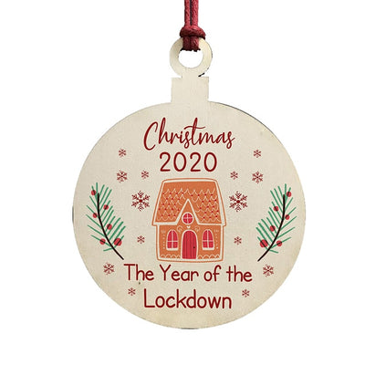 Adornos Navideños de Madera - Decoraciones Colgantes Redondas para Árbol - Image 14