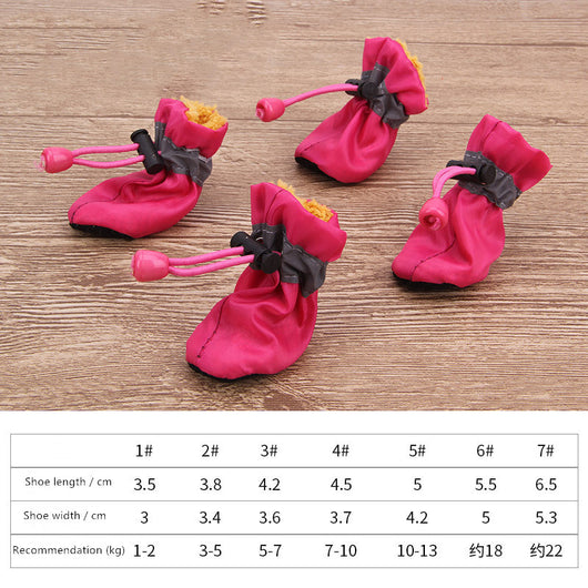 Zapatos protectores para perros con suela suave