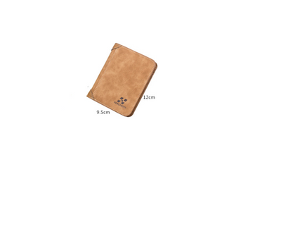 Billetera Delgada de Cuero Nobuk para Hombre - Estilo Casual - Image 3