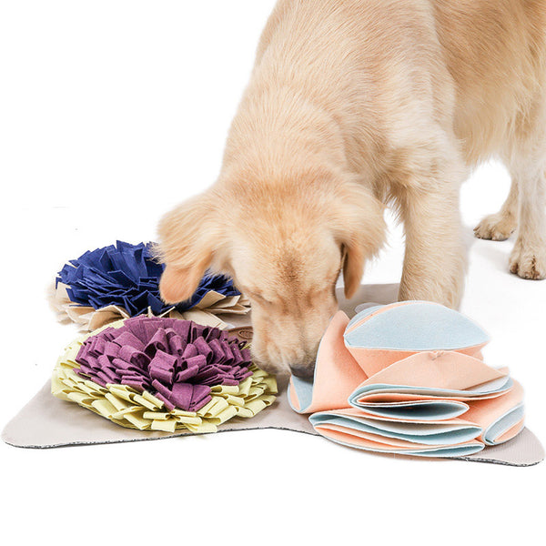 Tapete de Enriquecimiento para Perros - Kit Completo con Pétalos Desmontables