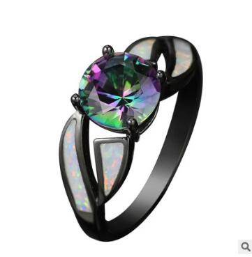 Anillo Cuadrado Multicolor