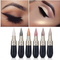 Paleta de Sombras Seis Colores Doble Cabezal + Delineador Negro