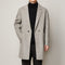 Abrigo Largo de Lana para Hombre - Gabardina Casual de Invierno
