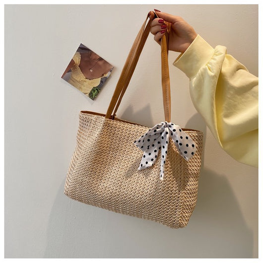 Bolsa de Paja Bandolera Fresca y Elegante para Mujer - Image 5